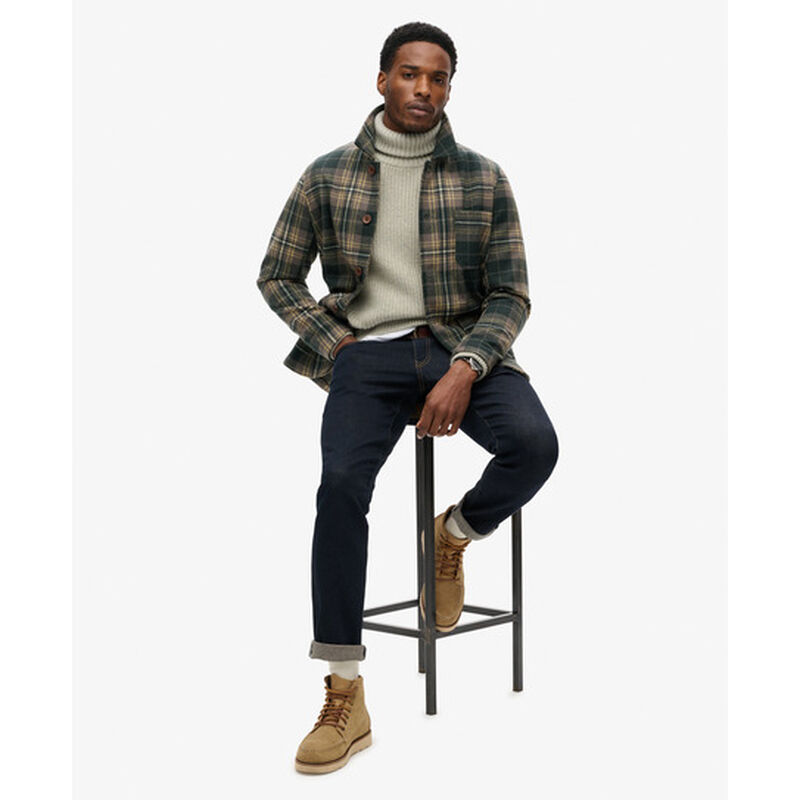 Superdry Merchant Textured Overshirt image number 3